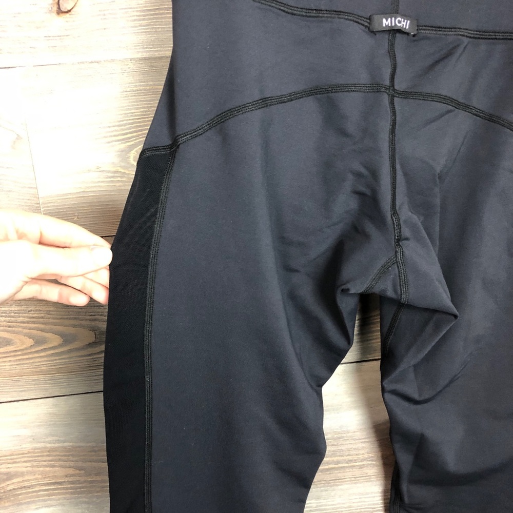 Michi Stardust Leggings Mesh Panel Sides - Picture 7 of 8